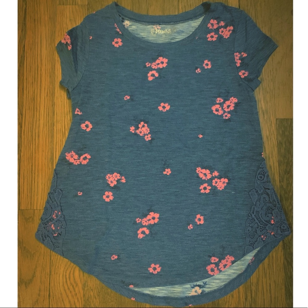 Girls Size 10 Floral T-Shirt